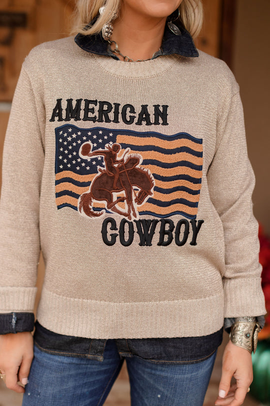 Golden Cowboy Sweater