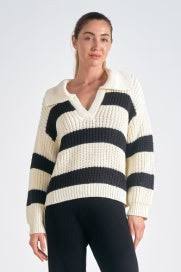 Oversized V-Neck Sweater by Elan