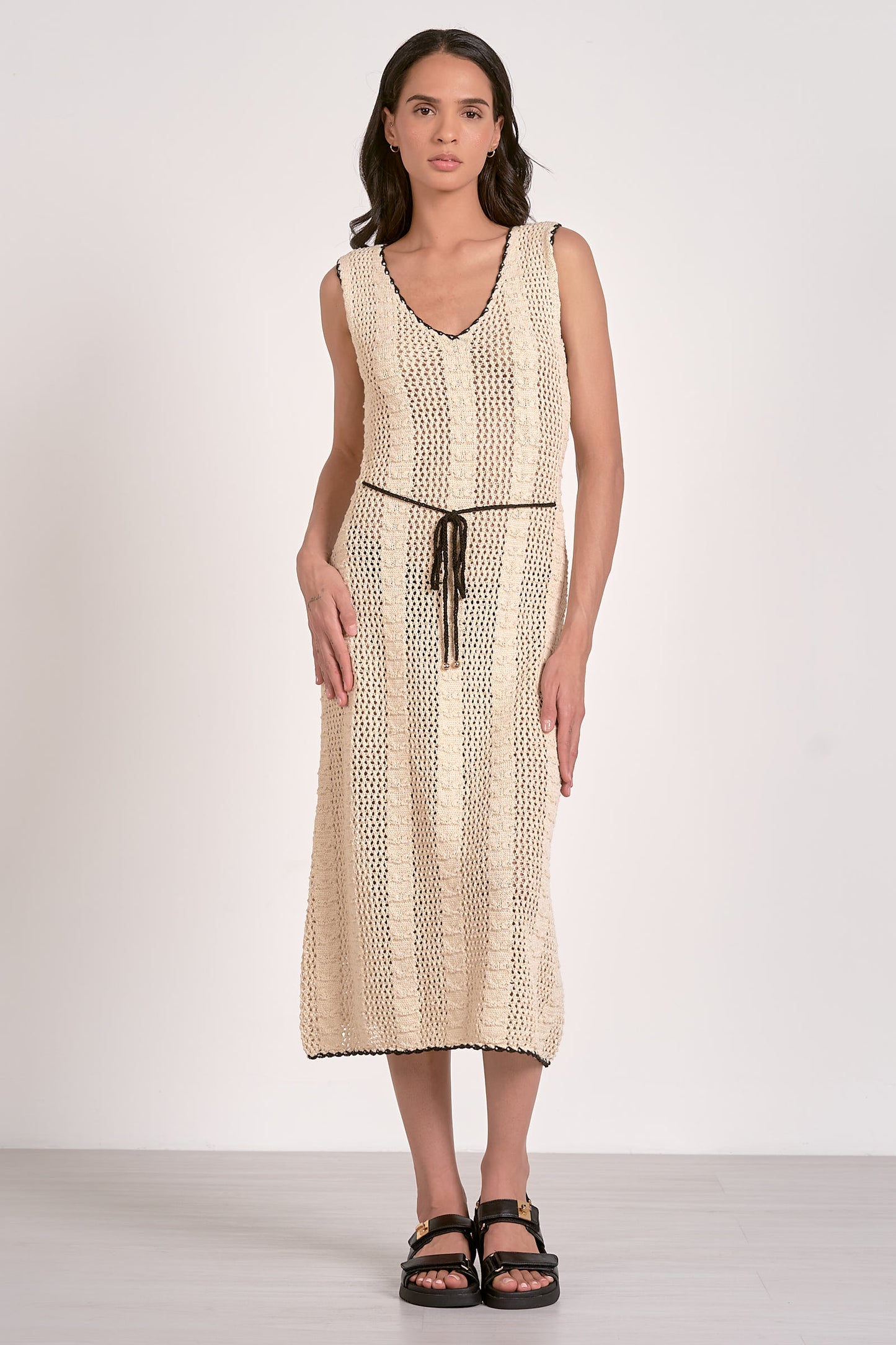 Dress Midi Spag Strap