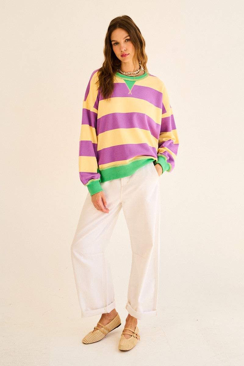 Striped Sweatshirt