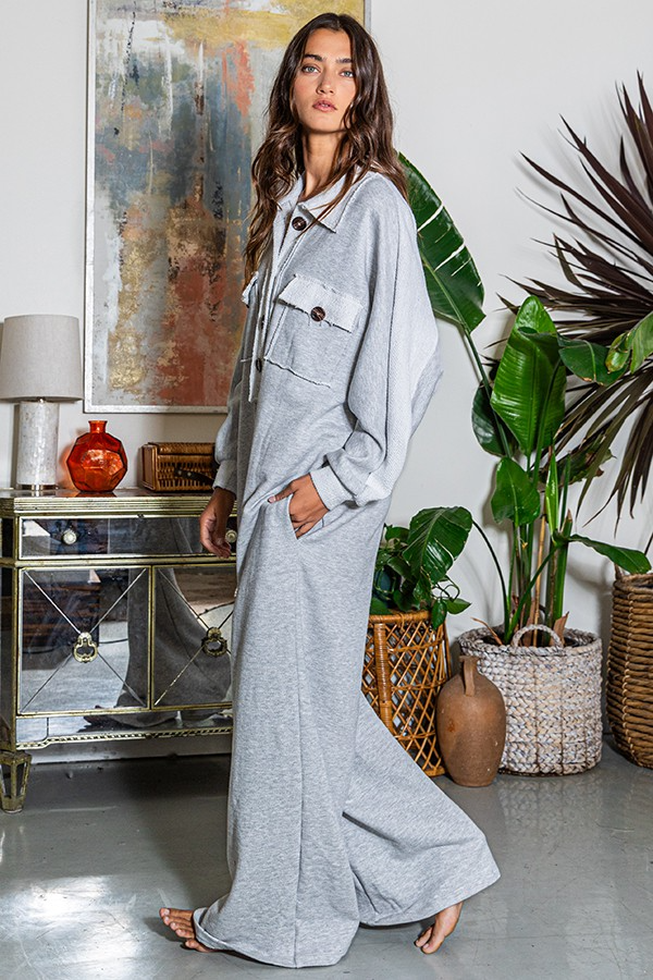 Oversize French Terry Jumpsuit