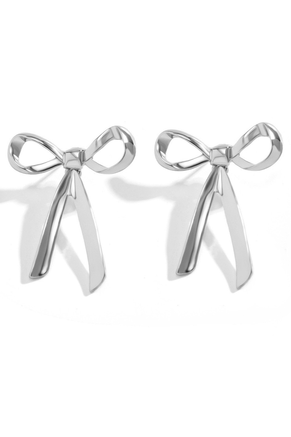 Trendy Gold Bow Knot Earrings