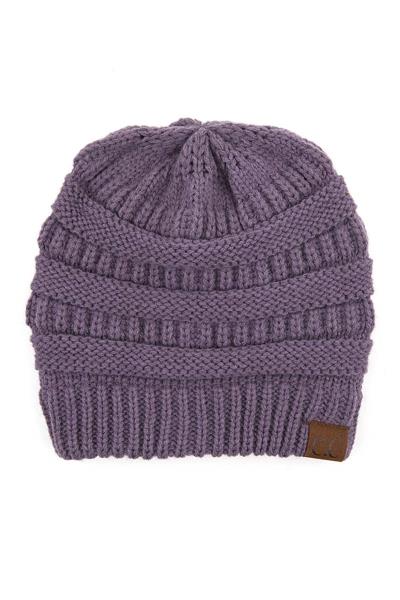 CC Hat Ribbed Beanies