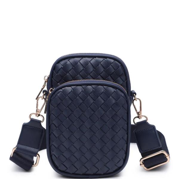 Celeste Woven Crossbody Bag Midnight