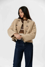 Ladies Button Down Collared Jacket