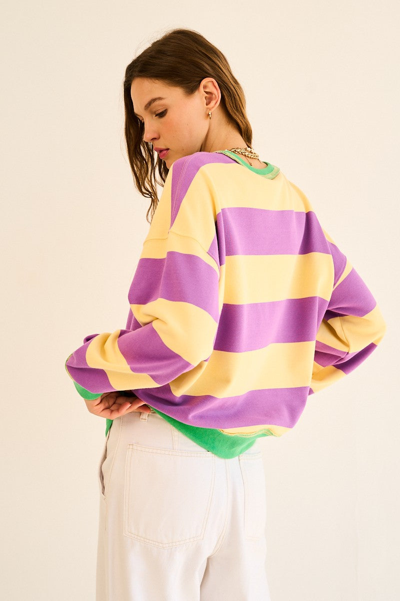 Striped Sweatshirt