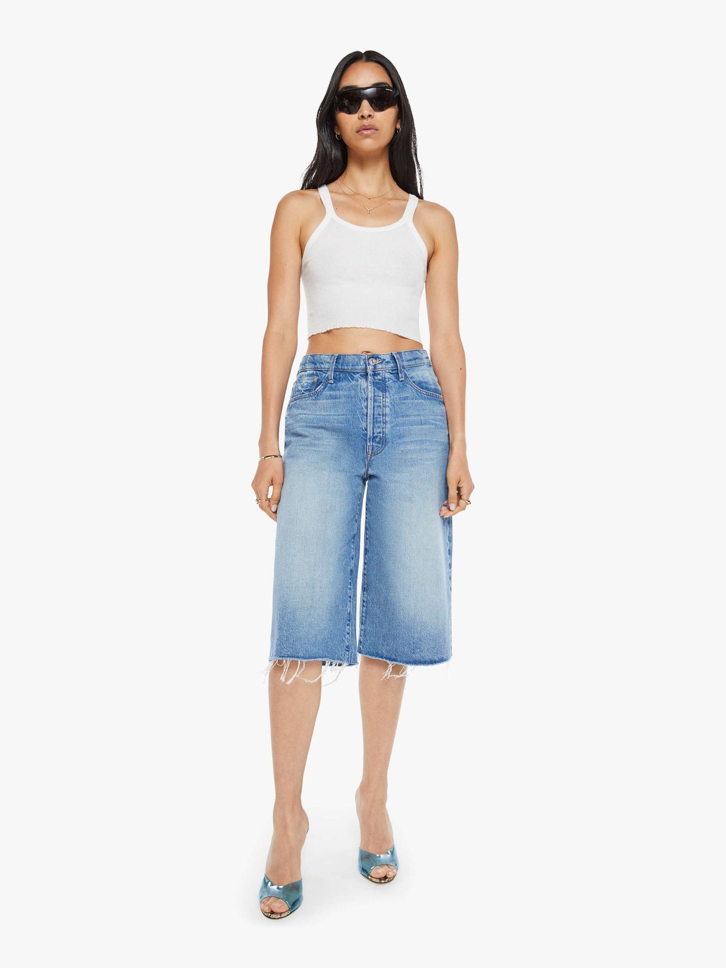 The Whole Lot Fray by Mother Denim