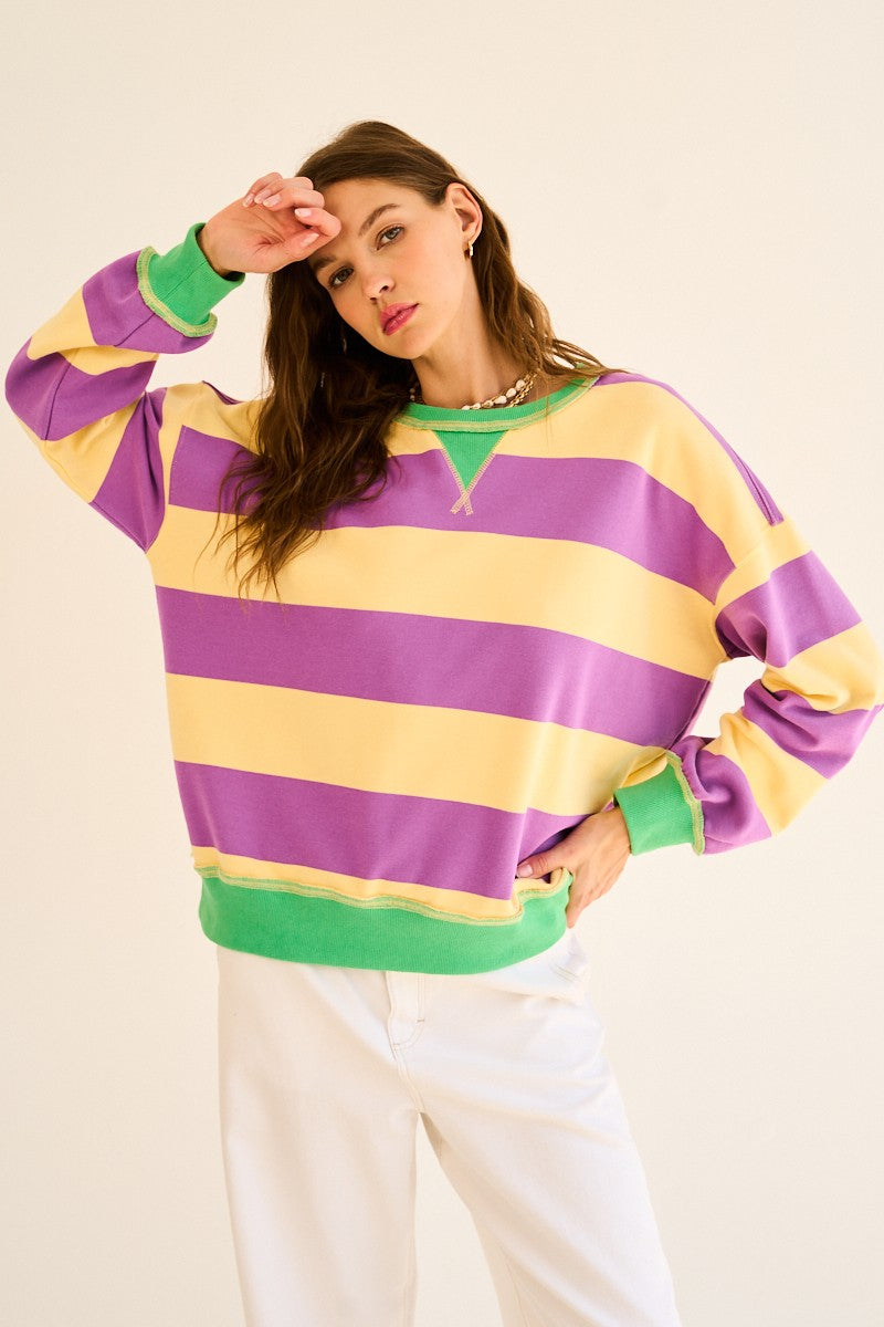 Striped Sweatshirt