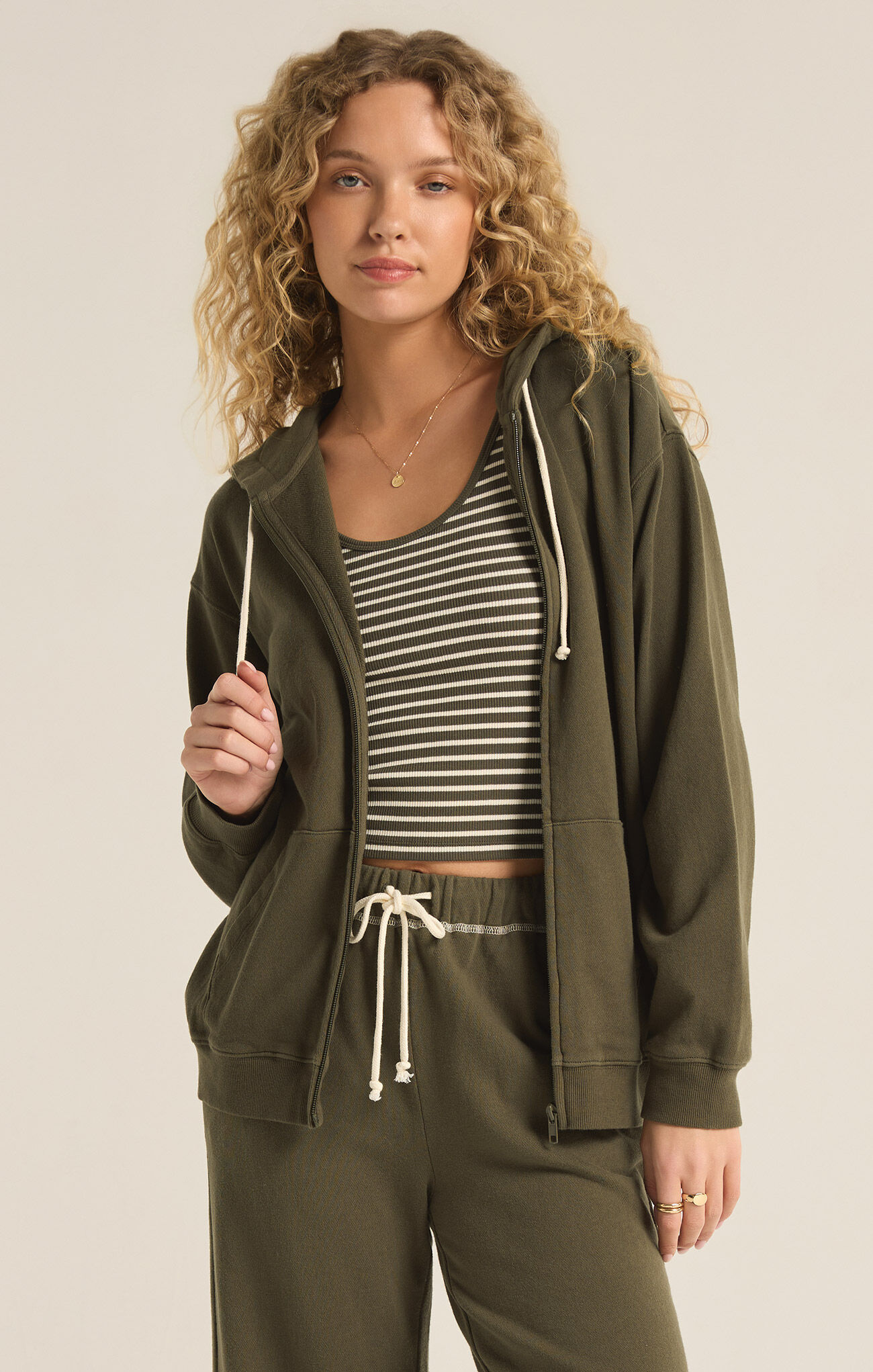 Academy Zip Up Hoodie by Z Supply