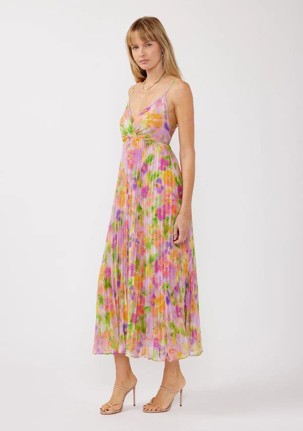 Pleated Maxi Dress