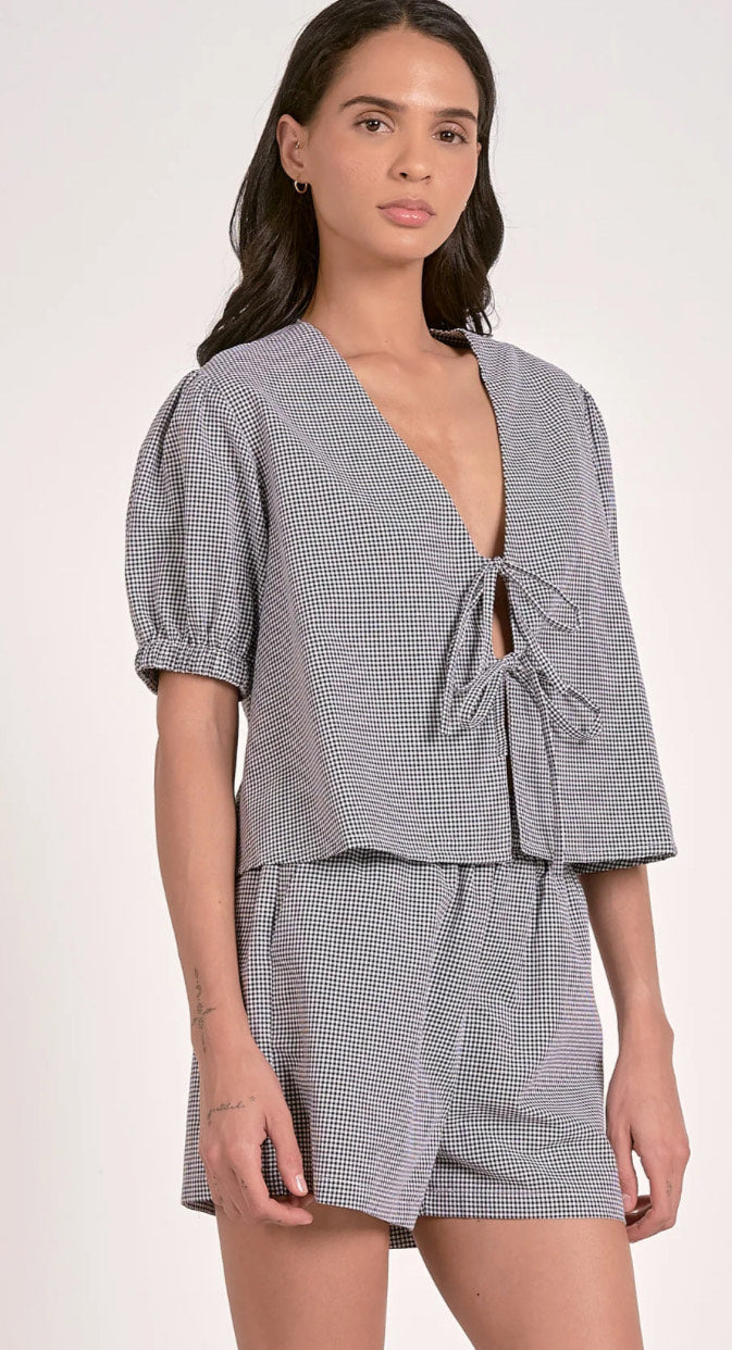 Seersucker Top by Elan
