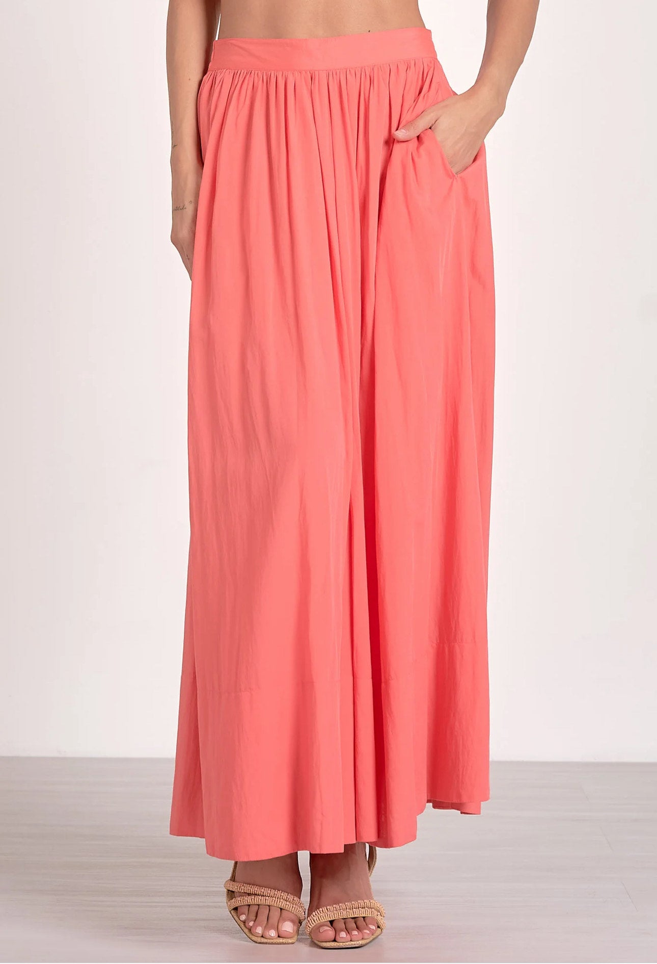 Midi A-Line Skirt by Elan
