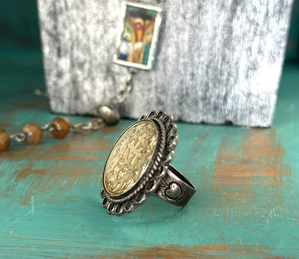 16042  Size 7 Ring by Virgin Saints & Angels