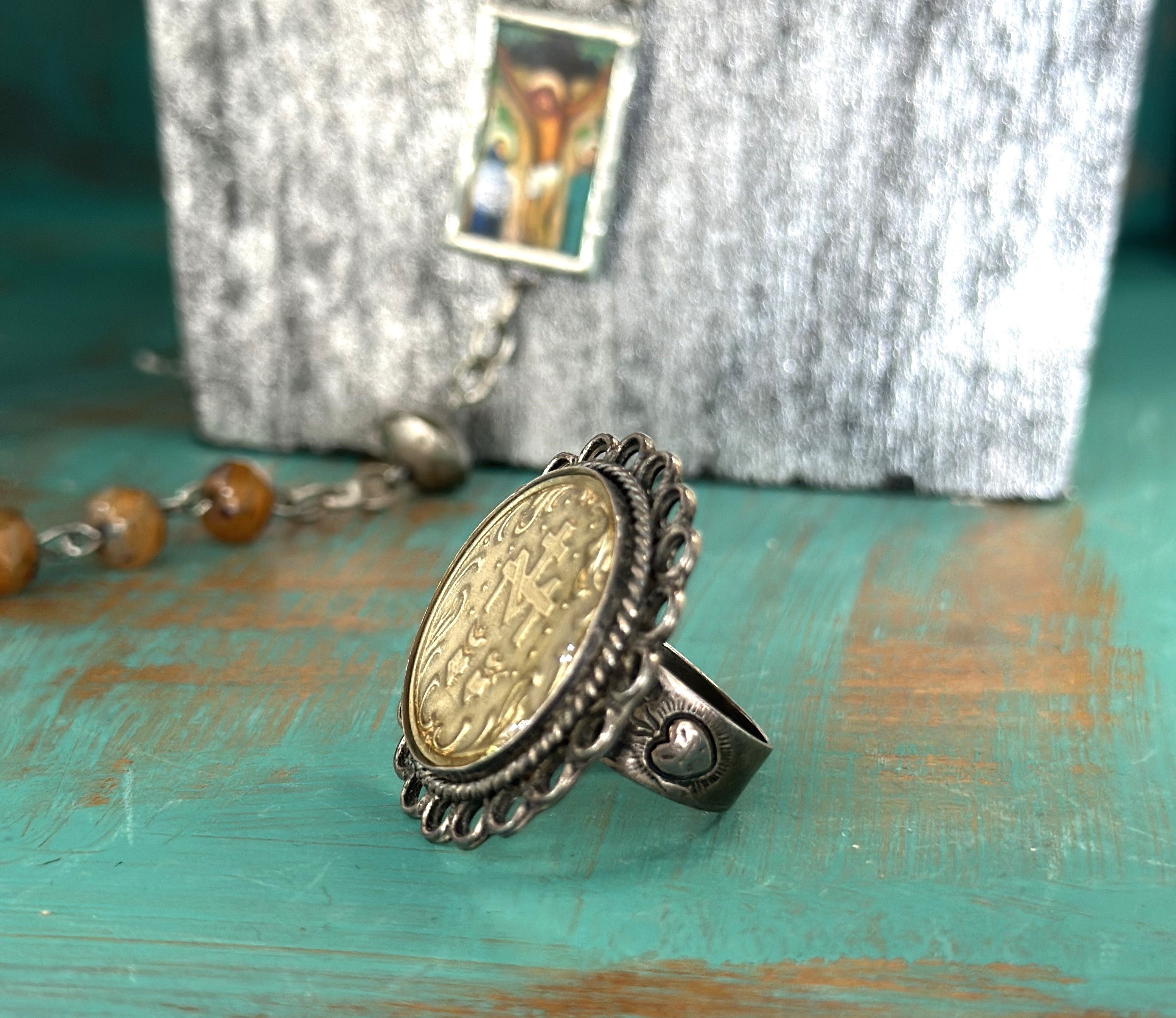 16042  Size 7 Ring by Virgin Saints & Angels