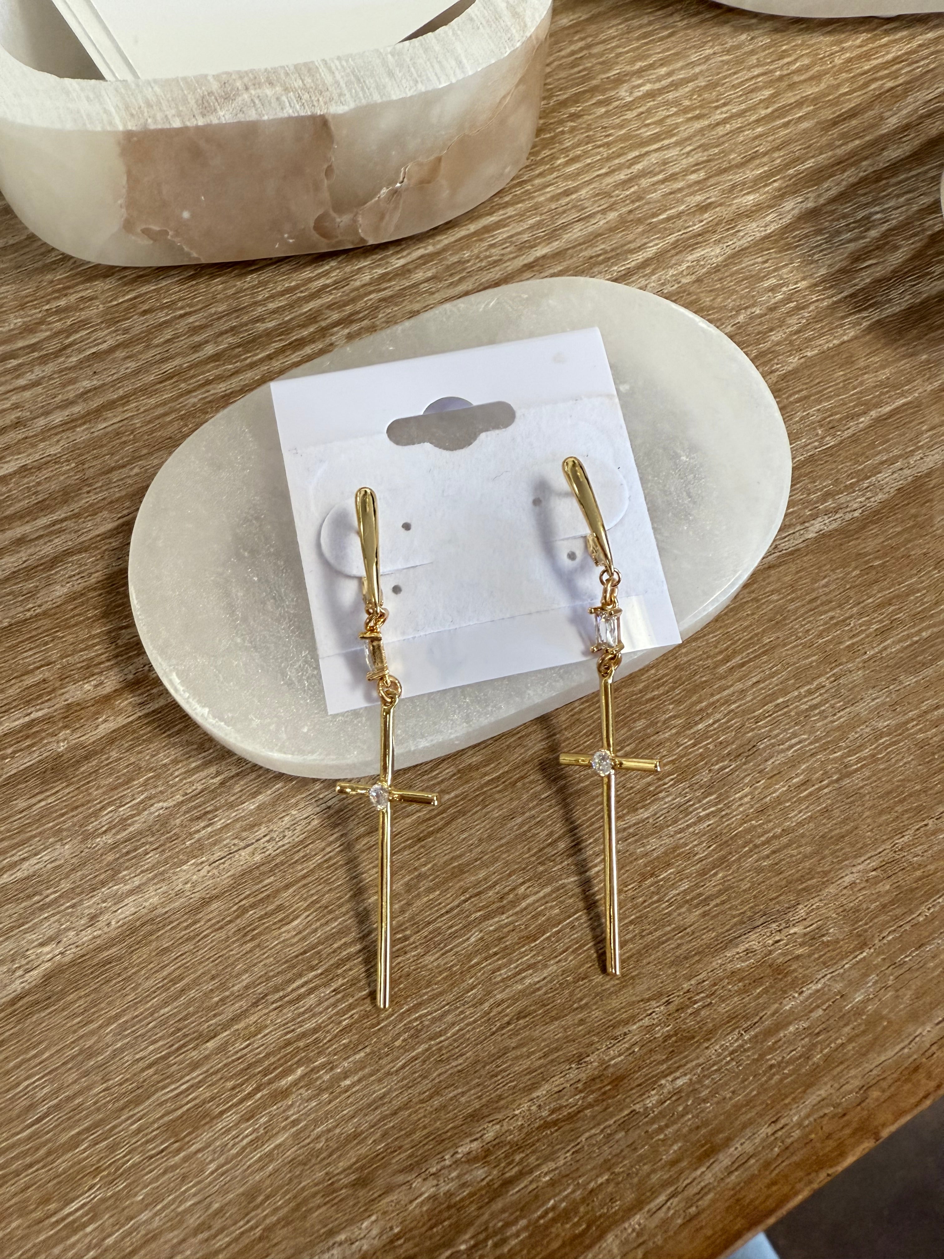 Cross Earrings