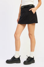Pinstripe Mini Skirt