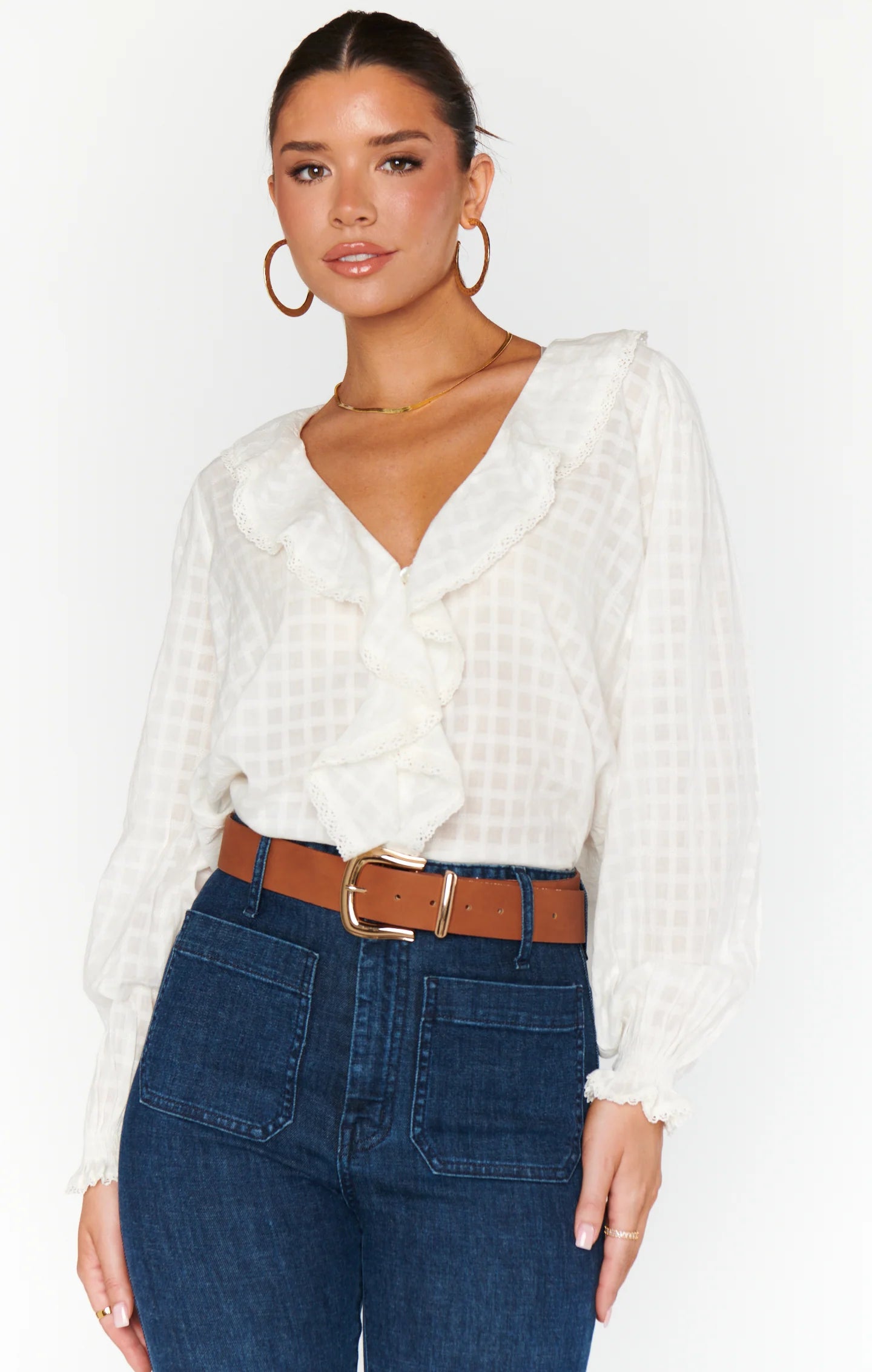 Lydia Ruffle Top