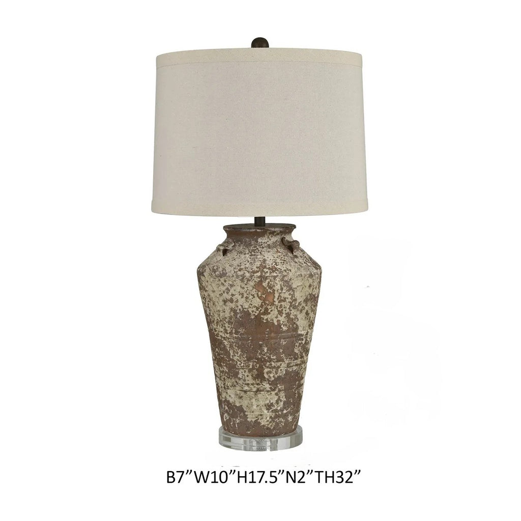 Artisan Clay & Crystal Lamp PV12250140