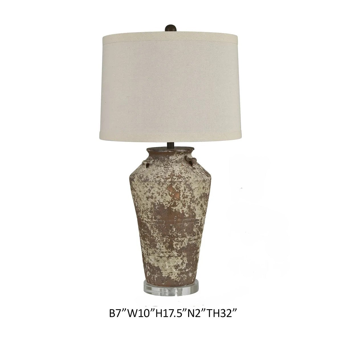Artisan Clay & Crystal Lamp PV12250140
