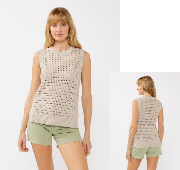 Vest W/ Side Slits