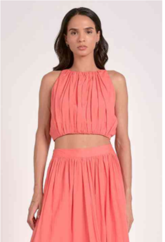 Halter Top in Coral by Elan