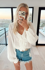 Lydia Ruffle Top