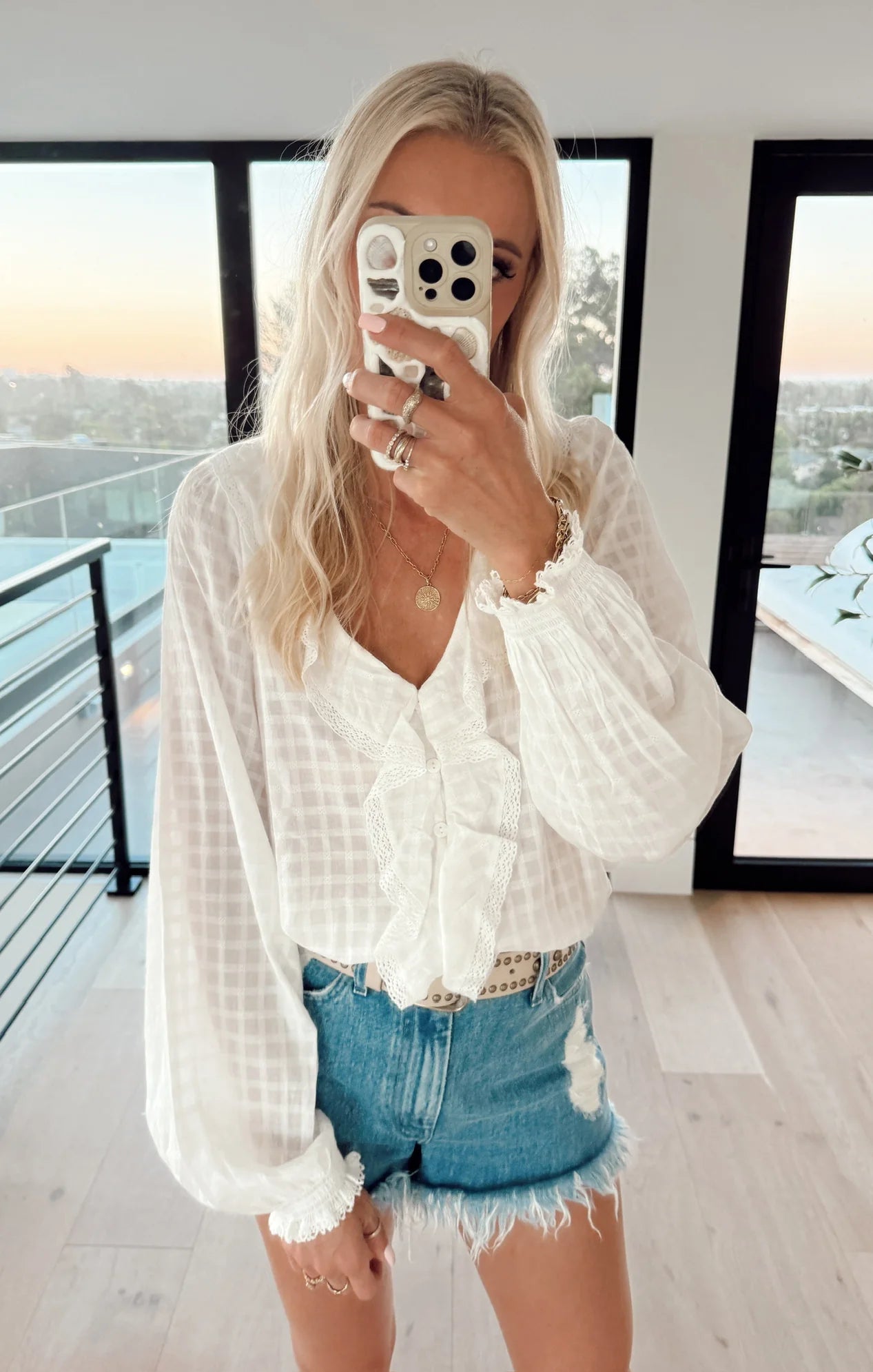 Lydia Ruffle Top