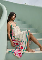 Spaghetti Strap Hi-Lo Cover Up Maxi Dress