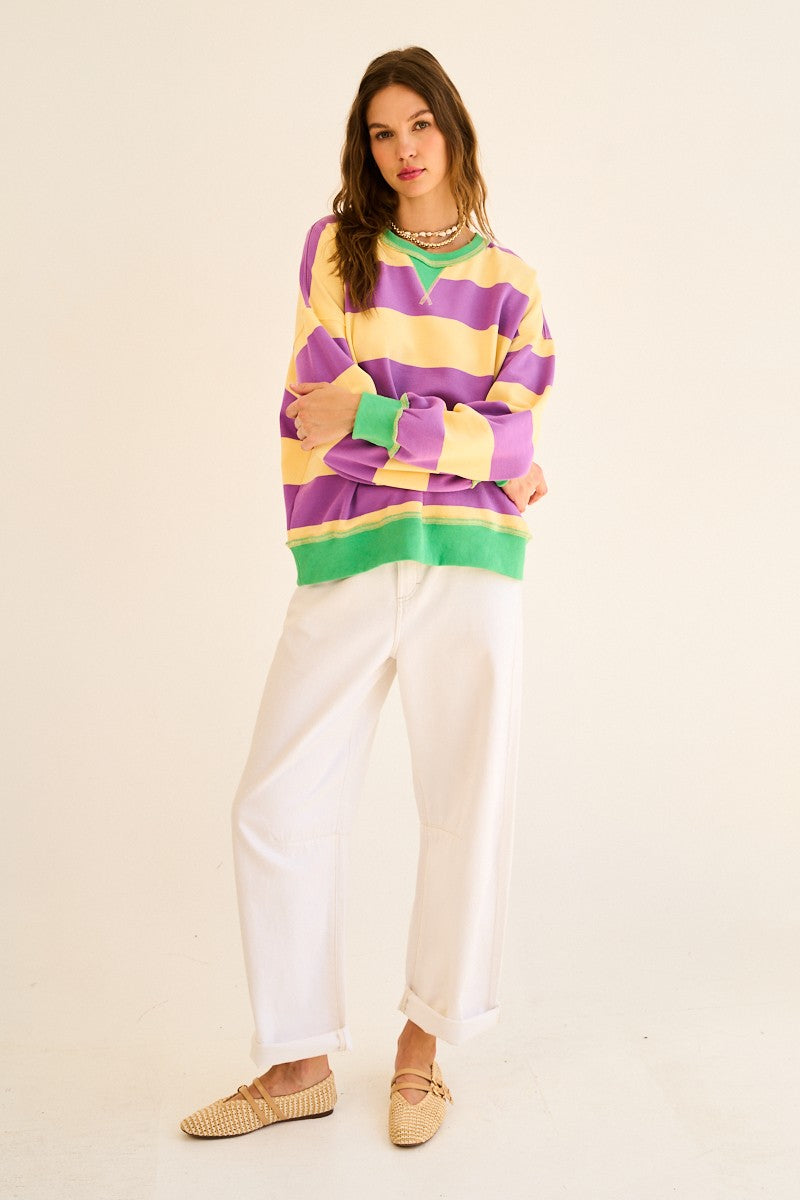 Striped Sweatshirt