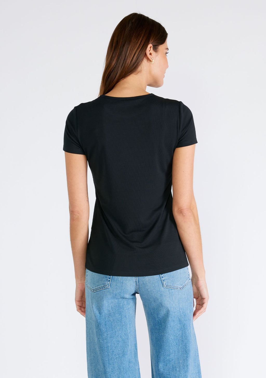 Basics S/S Round Neck Tie