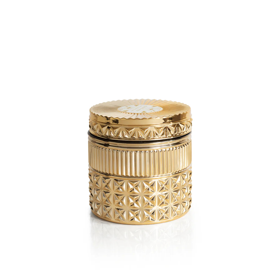 Exotic Blossom & Basil Gilded Muse Faceted Candle, Single