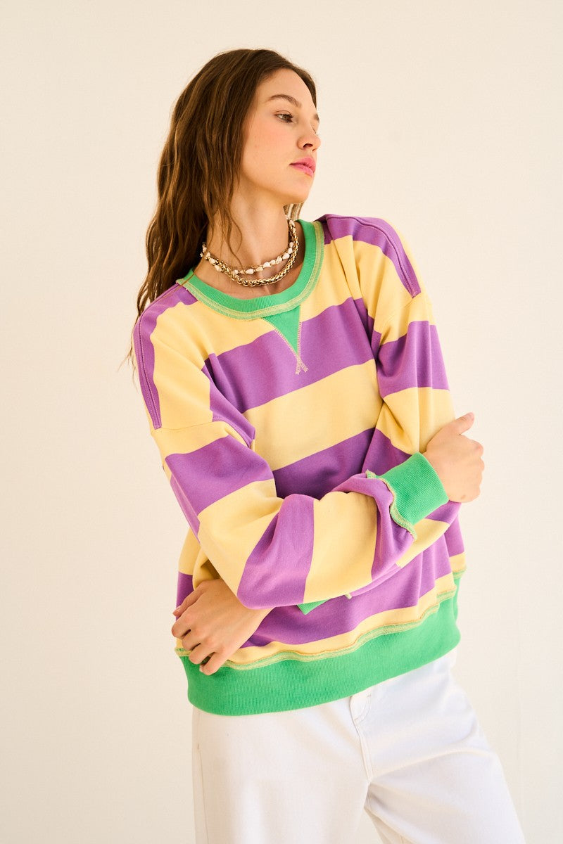 Striped Sweatshirt
