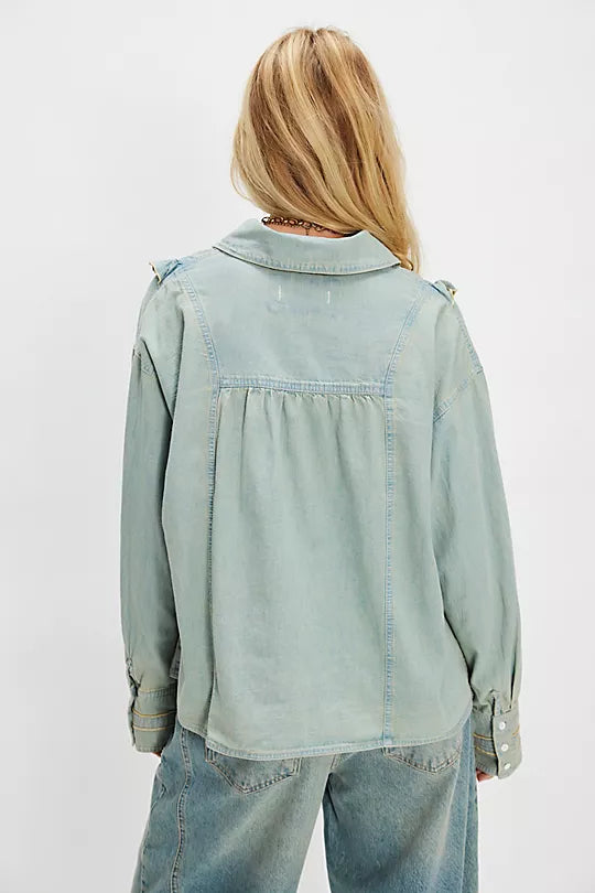 Tattered and Ruffled Top