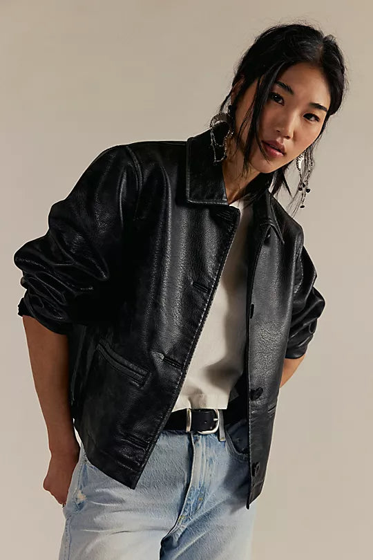 Hera Vegan Leather Jacket
