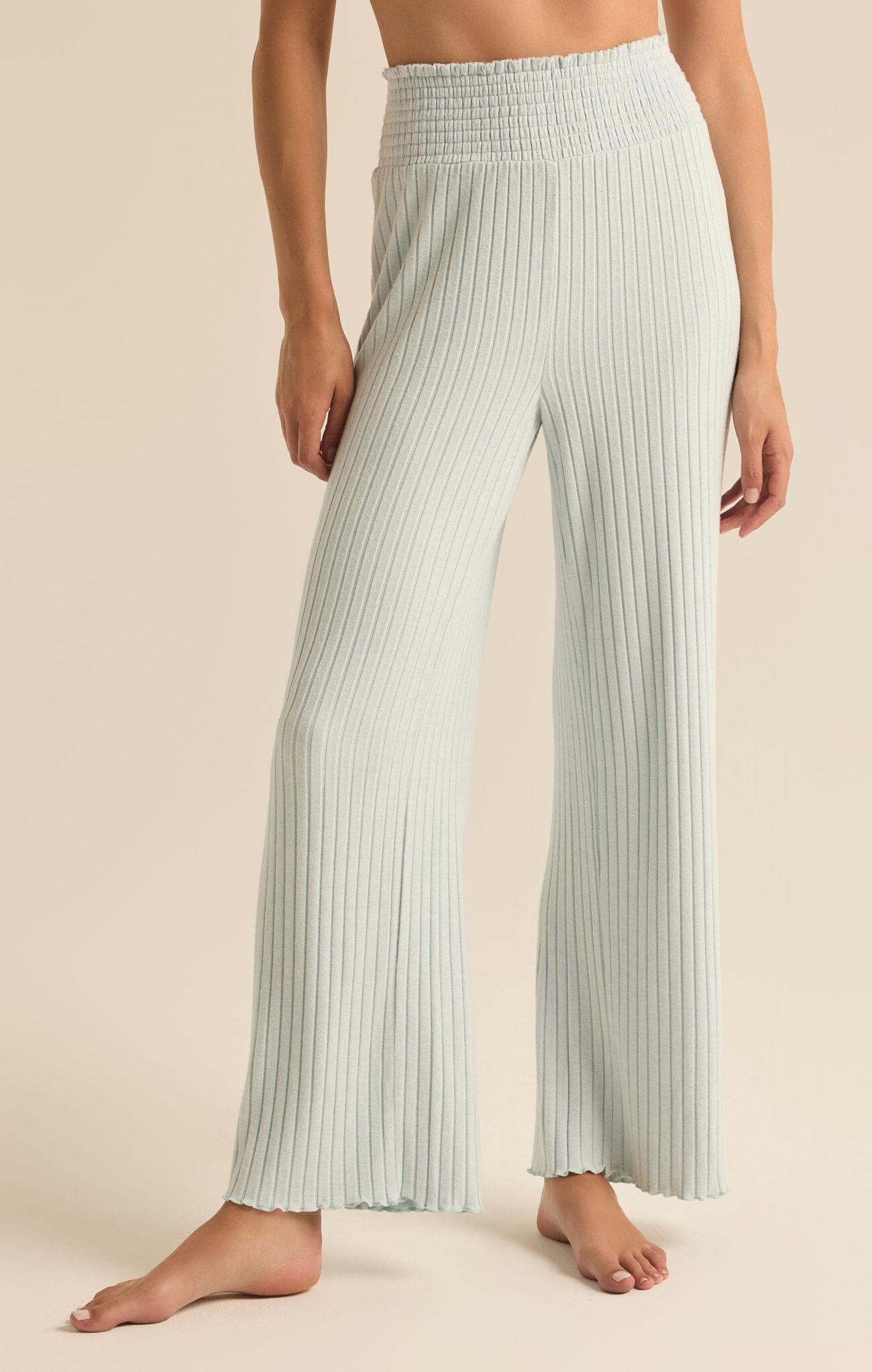 Dawn Smocked Rib Pant