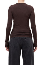 Delphi Slim Tee in Root