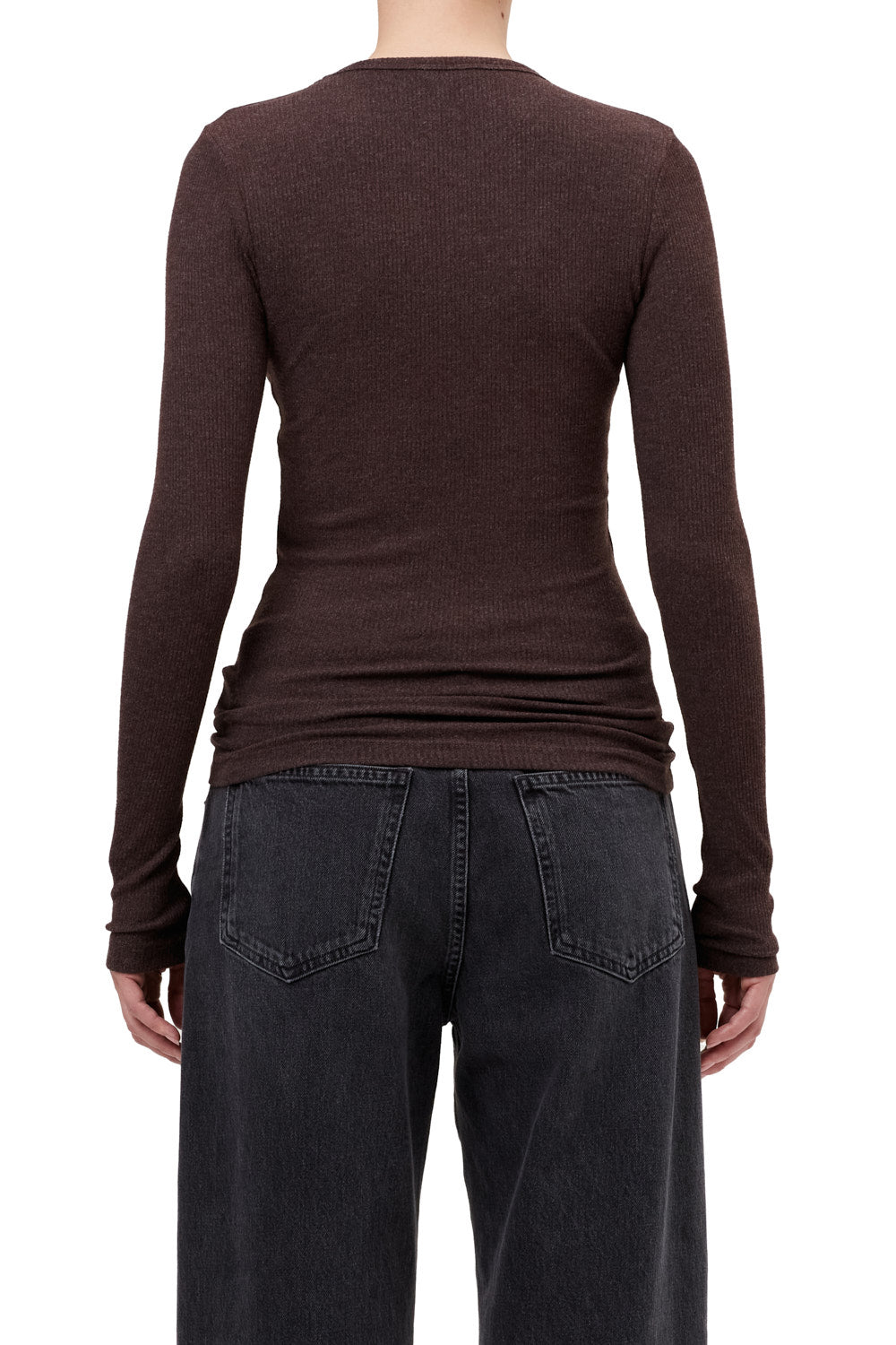 Delphi Slim Tee in Root