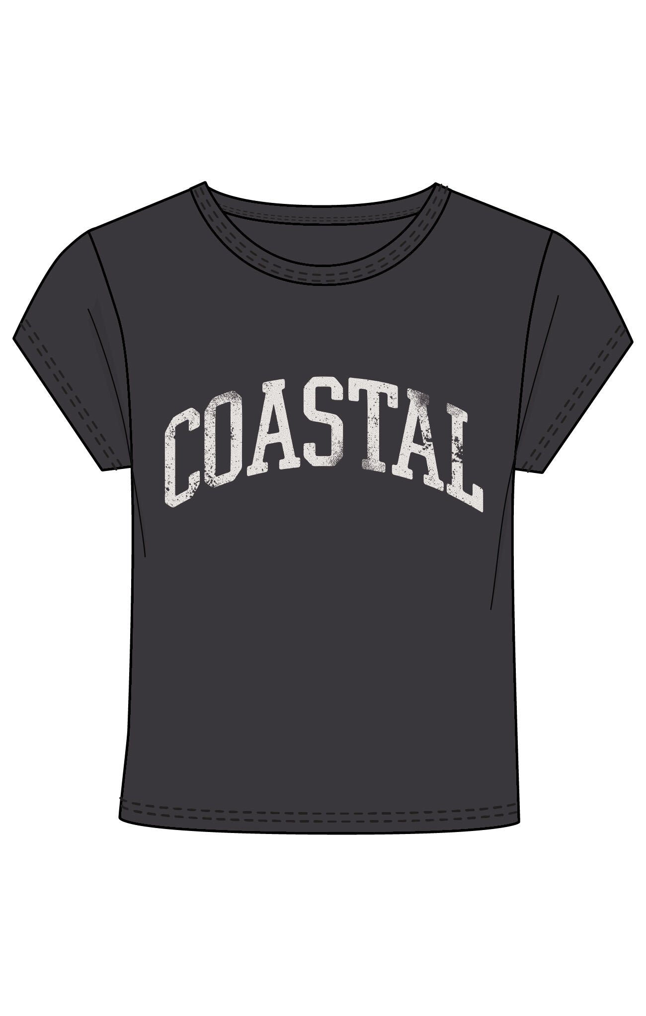 On the Coast Cheeky Tee